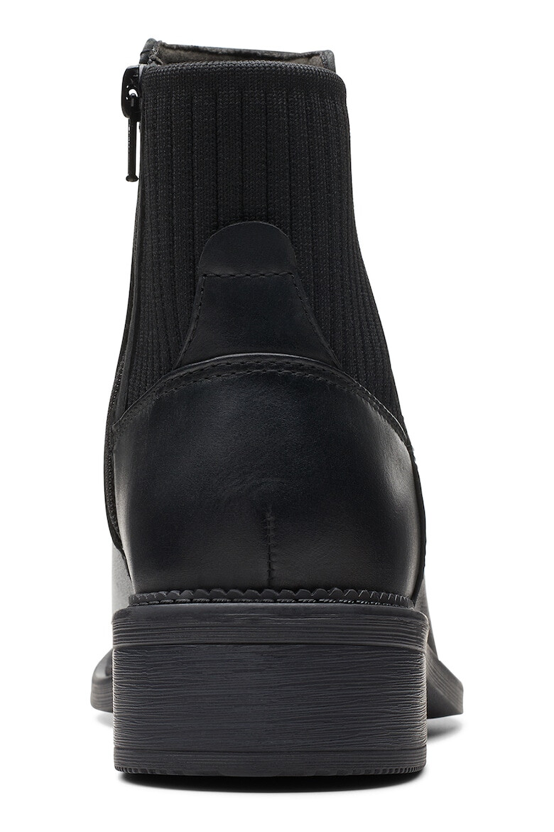 Clarks Кожени боти Maye Palm Chelsea - Черен - Pepit.bg
