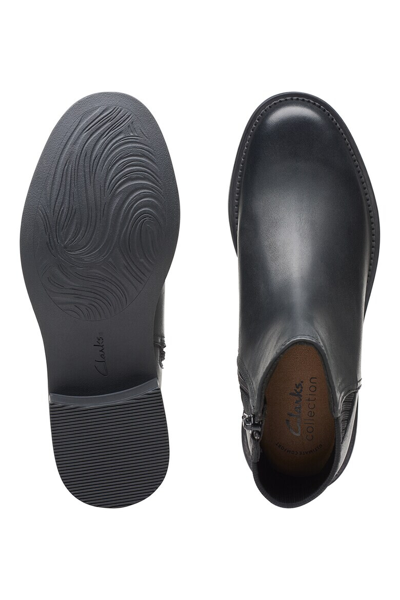 Clarks Кожени боти Maye Palm Chelsea - Черен - Pepit.bg