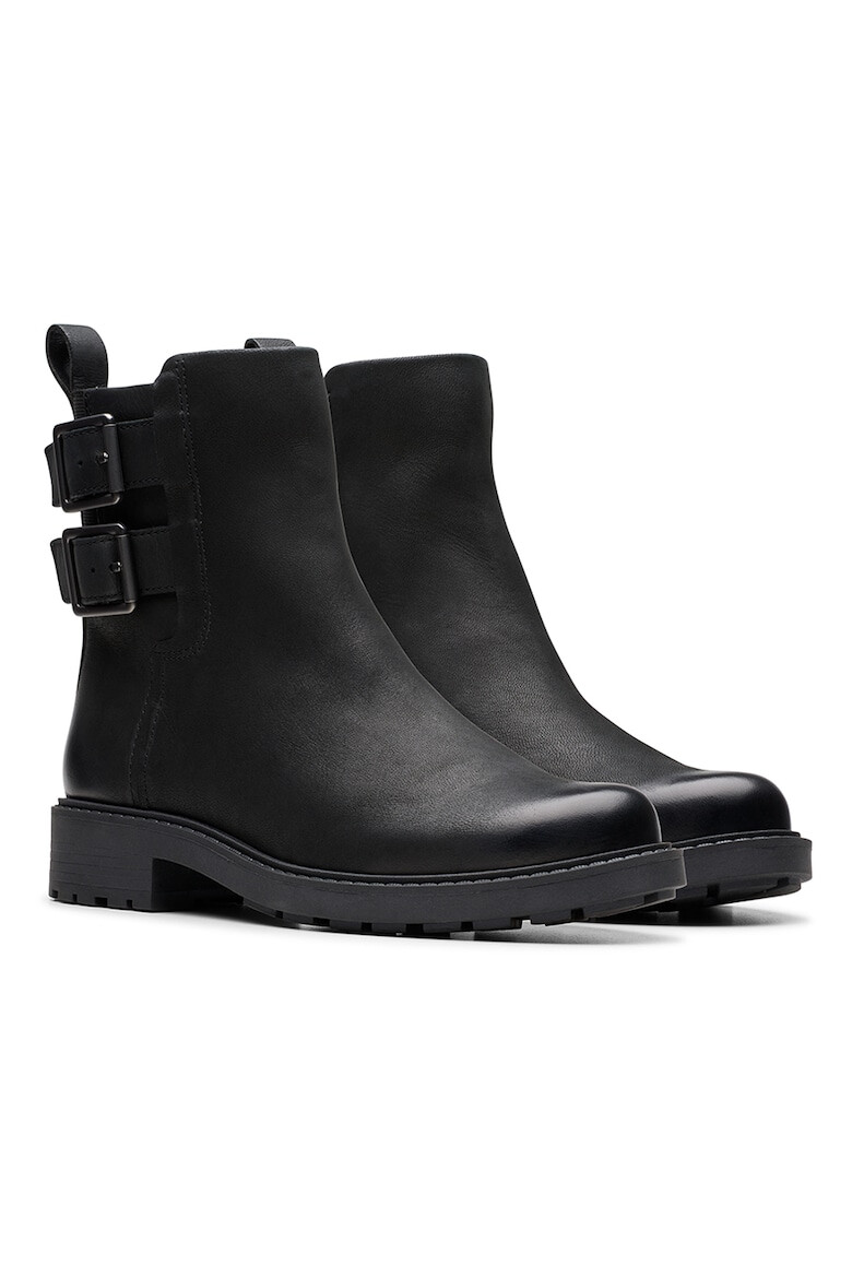 Clarks Кожени боти Orinoco - Черен - Pepit.bg