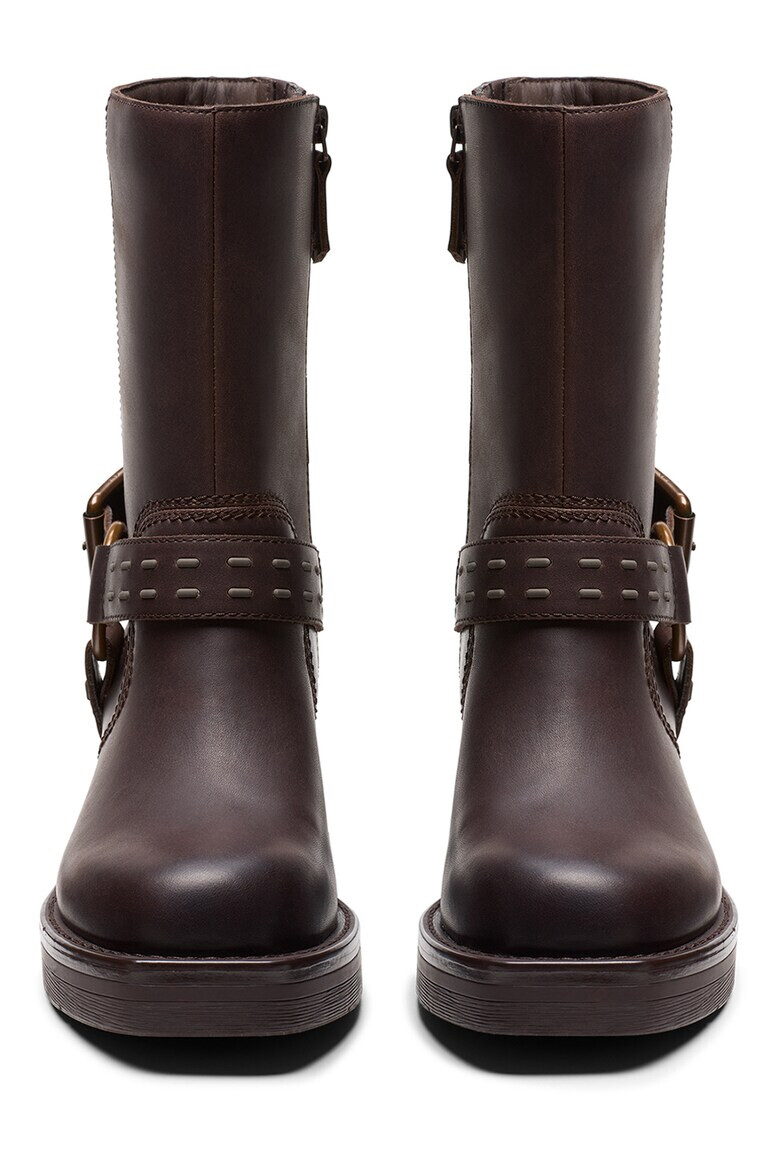 Clarks Кожени боти Rebelle с цип - Pepit.bg