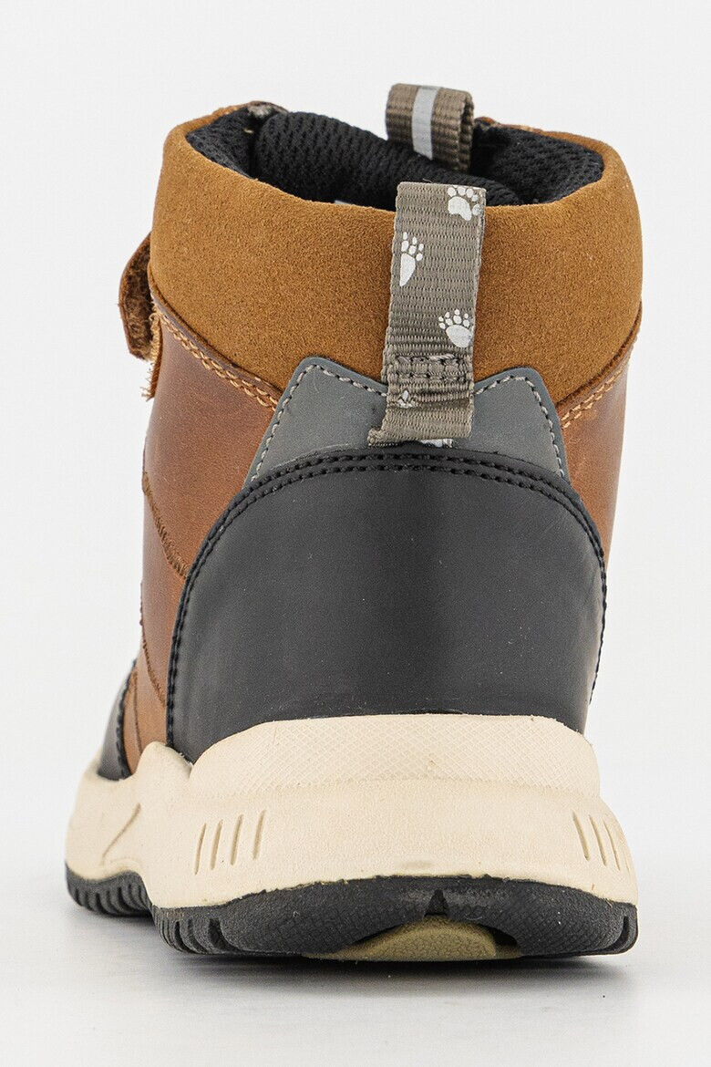 Clarks Кожени боти с лого - Pepit.bg