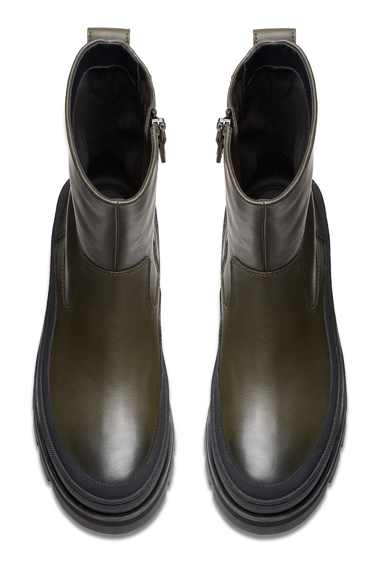 Clarks Кожени боти с масивен ток - Pepit.bg