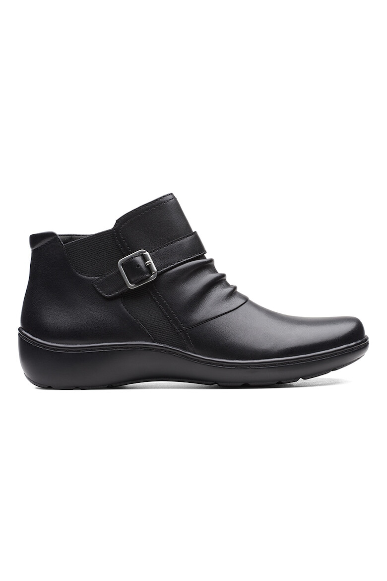 Clarks Кожени боти с цип - Pepit.bg