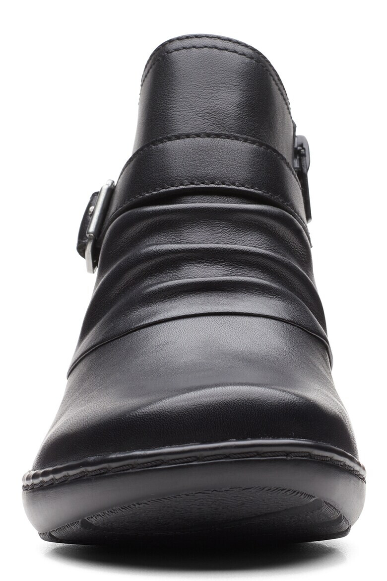 Clarks Кожени боти с цип - Pepit.bg