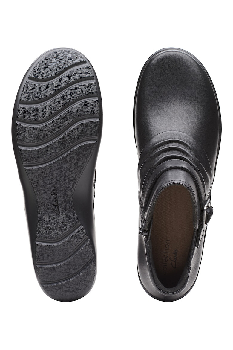 Clarks Кожени боти с цип - Pepit.bg
