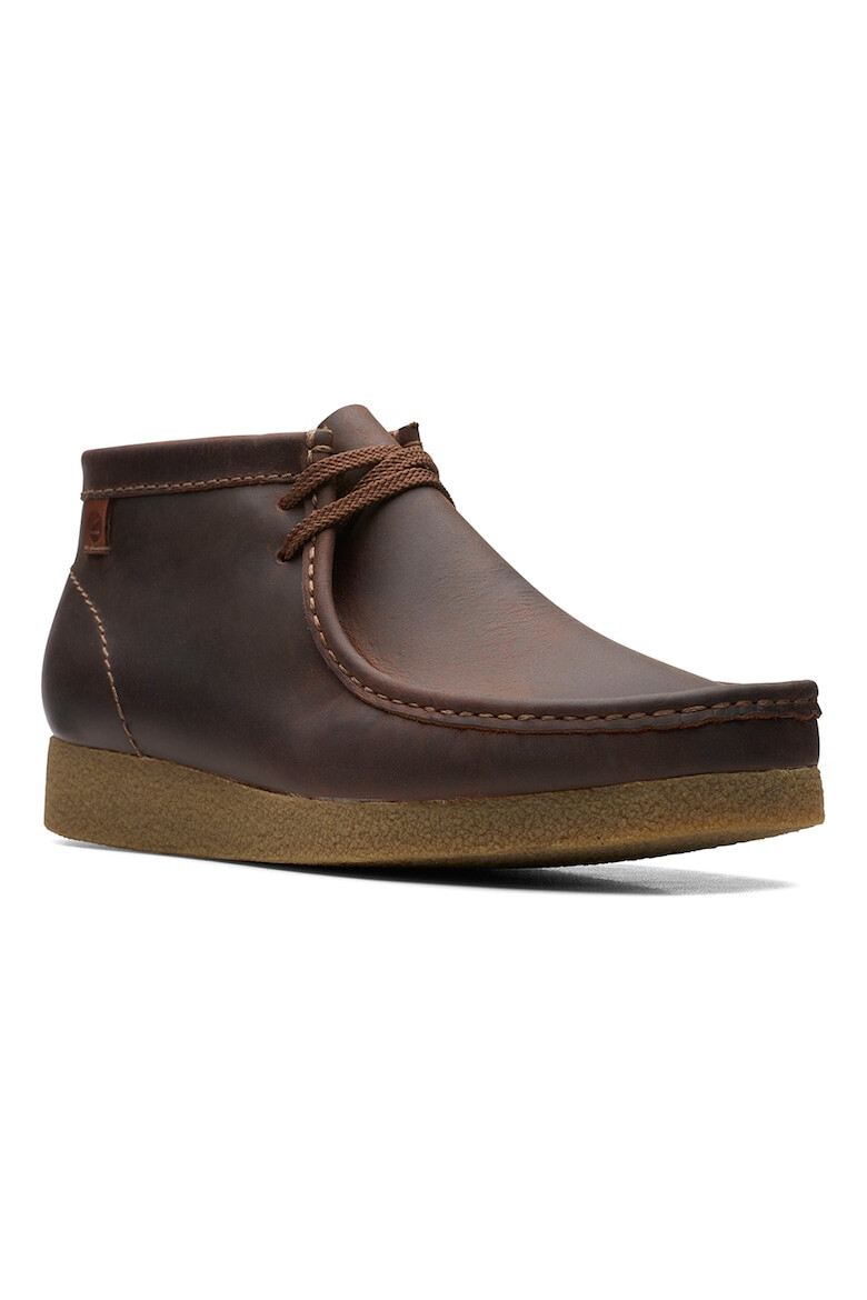 Clarks Кожени боти с връзки - Pepit.bg