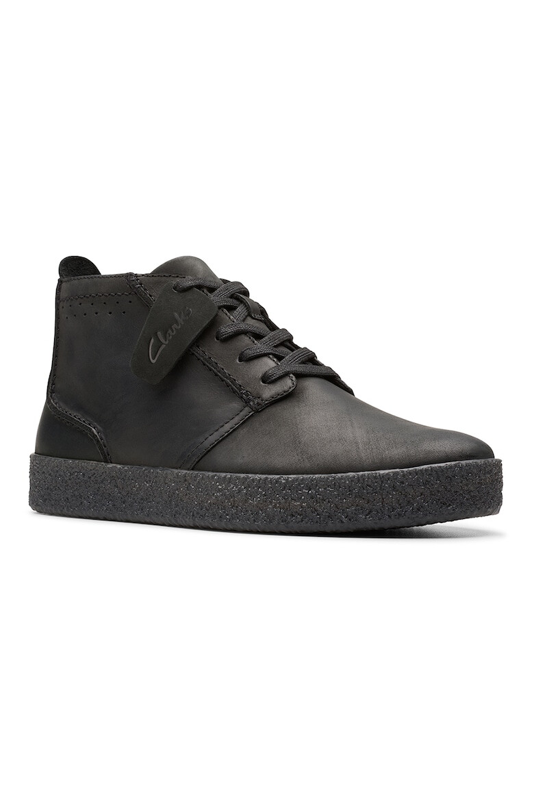 Clarks Боти Streethill от набук - Черен - Pepit.bg