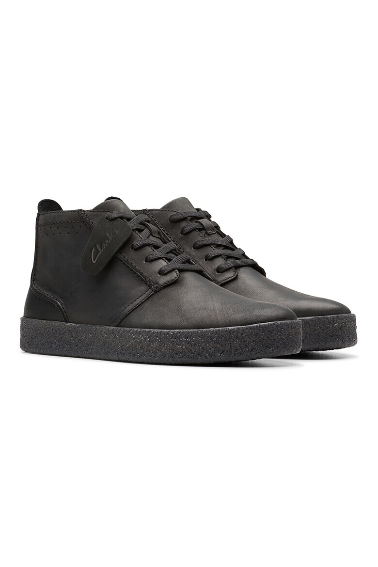 Clarks Боти Streethill от набук - Черен - Pepit.bg
