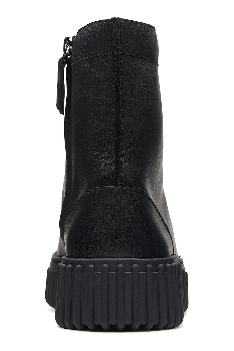 Clarks Кожени боти Torhill с равна платформа - Pepit.bg