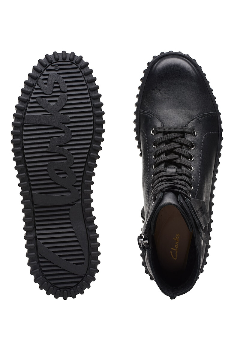 Clarks Кожени боти Torhill с равна платформа - Pepit.bg