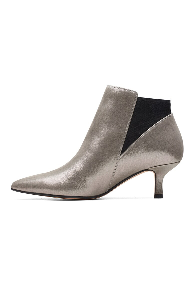 Clarks Кожени боти Violet с текстил - Pepit.bg