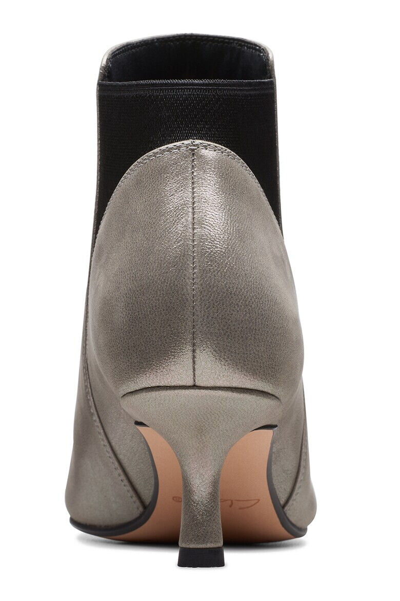 Clarks Кожени боти Violet с текстил - Pepit.bg