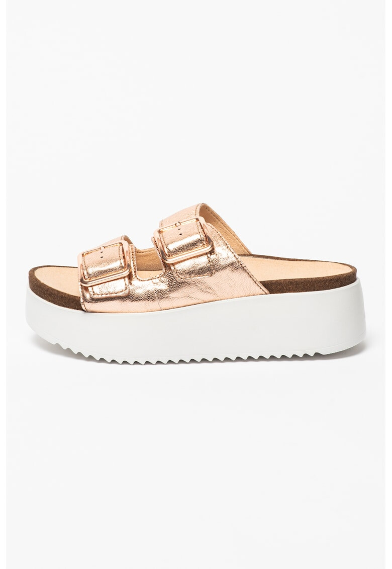 Clarks Кожени чехли Botanic Slide - Pepit.bg