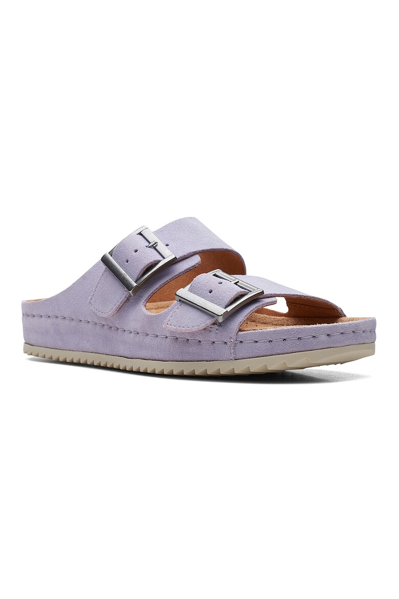 Clarks Кожени чехли Brookleigh Sun - Pepit.bg