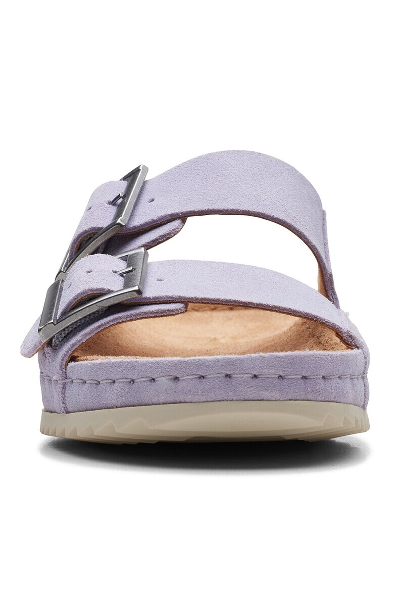 Clarks Кожени чехли Brookleigh Sun - Pepit.bg
