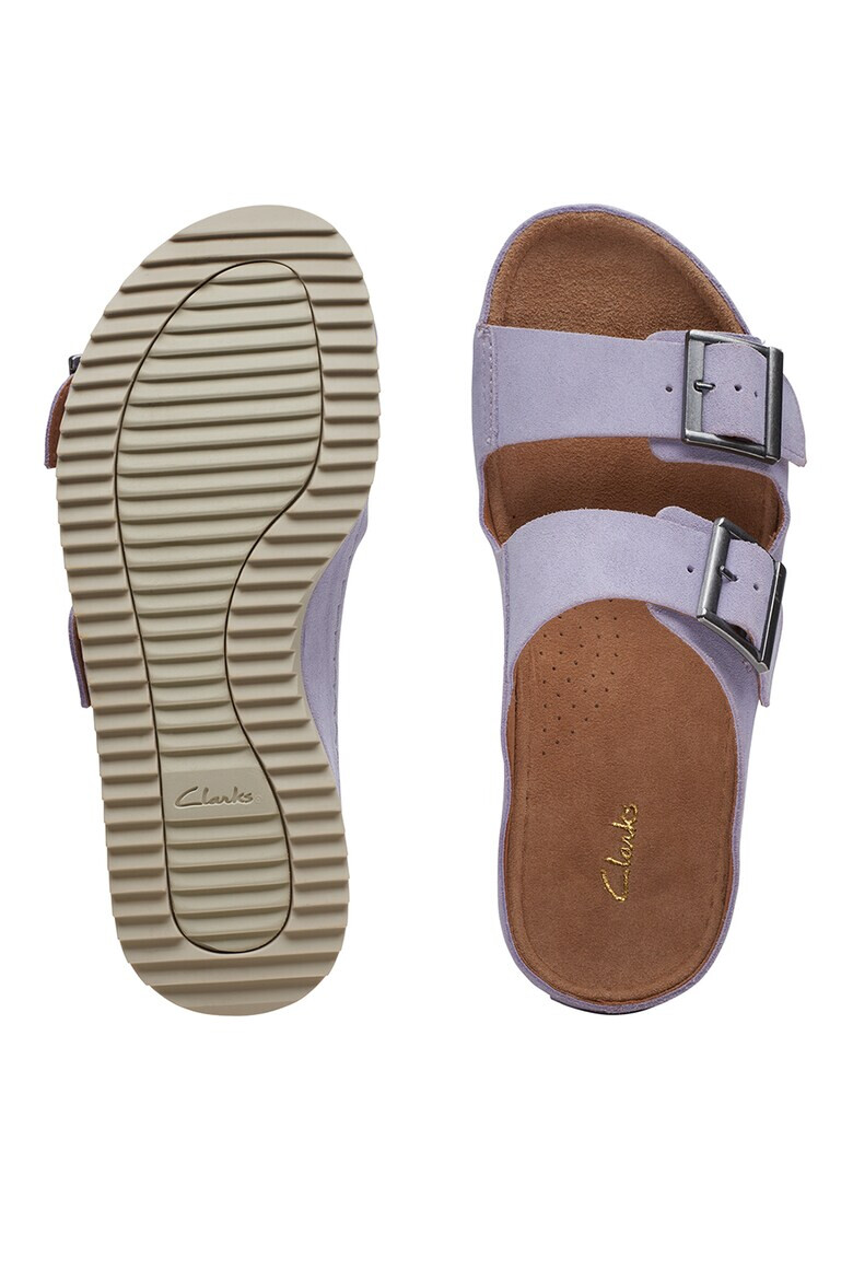 Clarks Кожени чехли Brookleigh Sun - Pepit.bg
