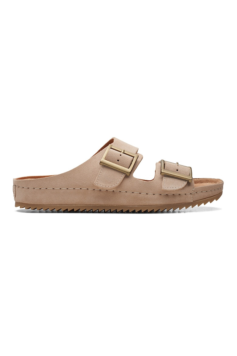 Clarks Кожени чехли Brookleigh Sun - Pepit.bg