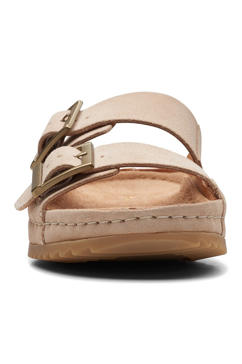 Clarks Кожени чехли Brookleigh Sun - Pepit.bg