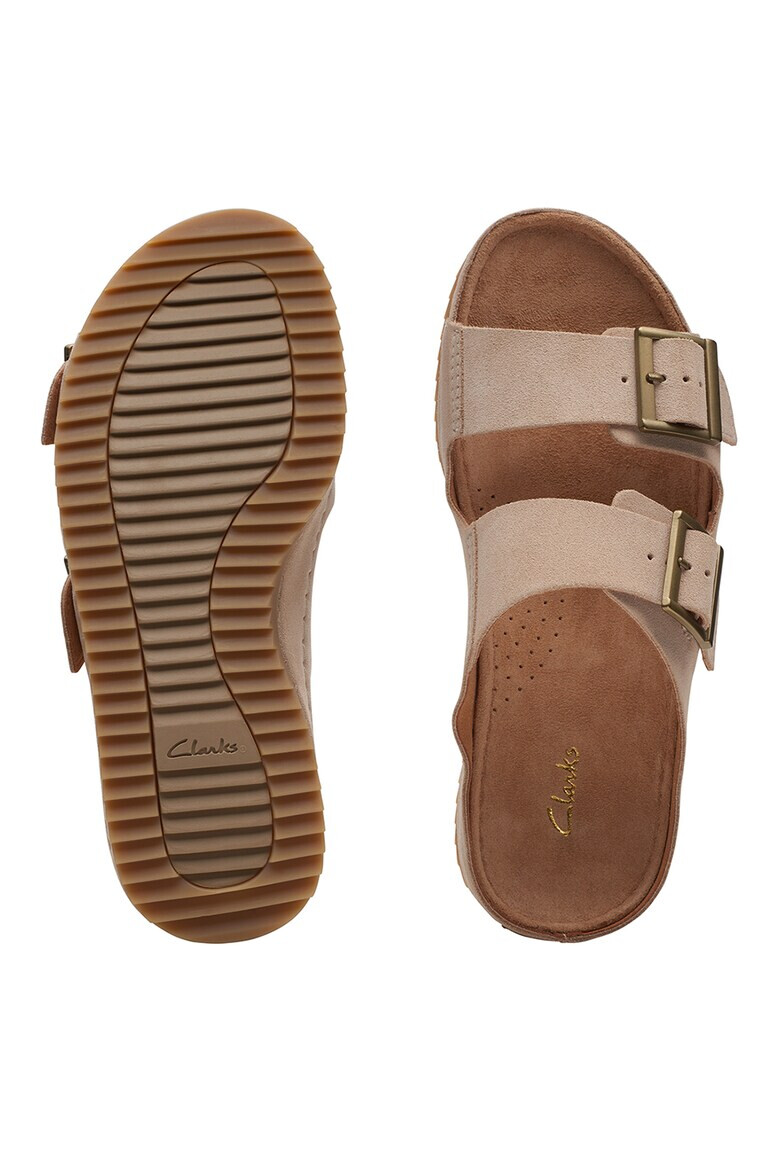 Clarks Кожени чехли Brookleigh Sun - Pepit.bg