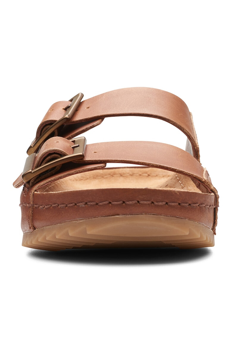 Clarks Кожени чехли Brookleigh Sun - Pepit.bg