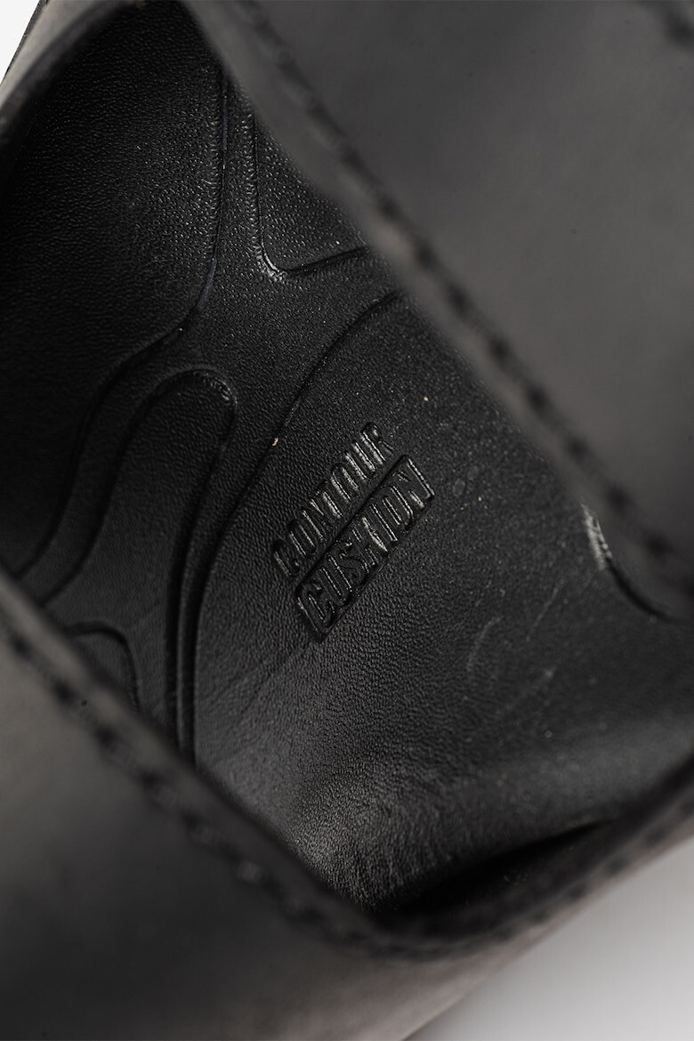 Clarks Кожени чехли Litton с велкро - Pepit.bg