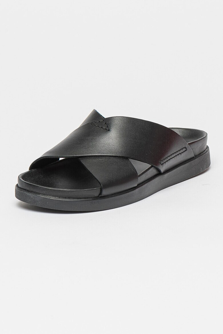 Clarks Кожени чехли Sunder Wave - Pepit.bg