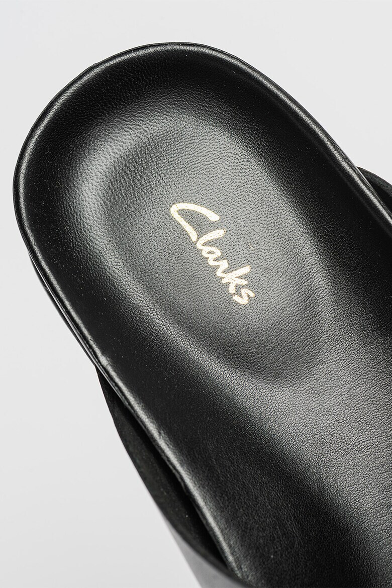 Clarks Кожени чехли Sunder Wave - Pepit.bg