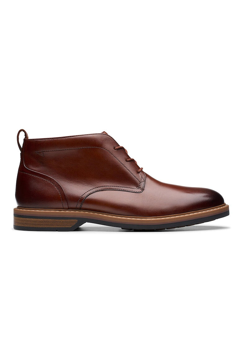 Clarks Кожени кларкове Aldwyn - Бордо - Pepit.bg