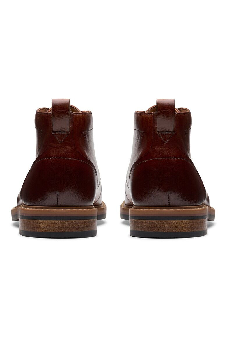 Clarks Кожени кларкове Aldwyn - Бордо - Pepit.bg