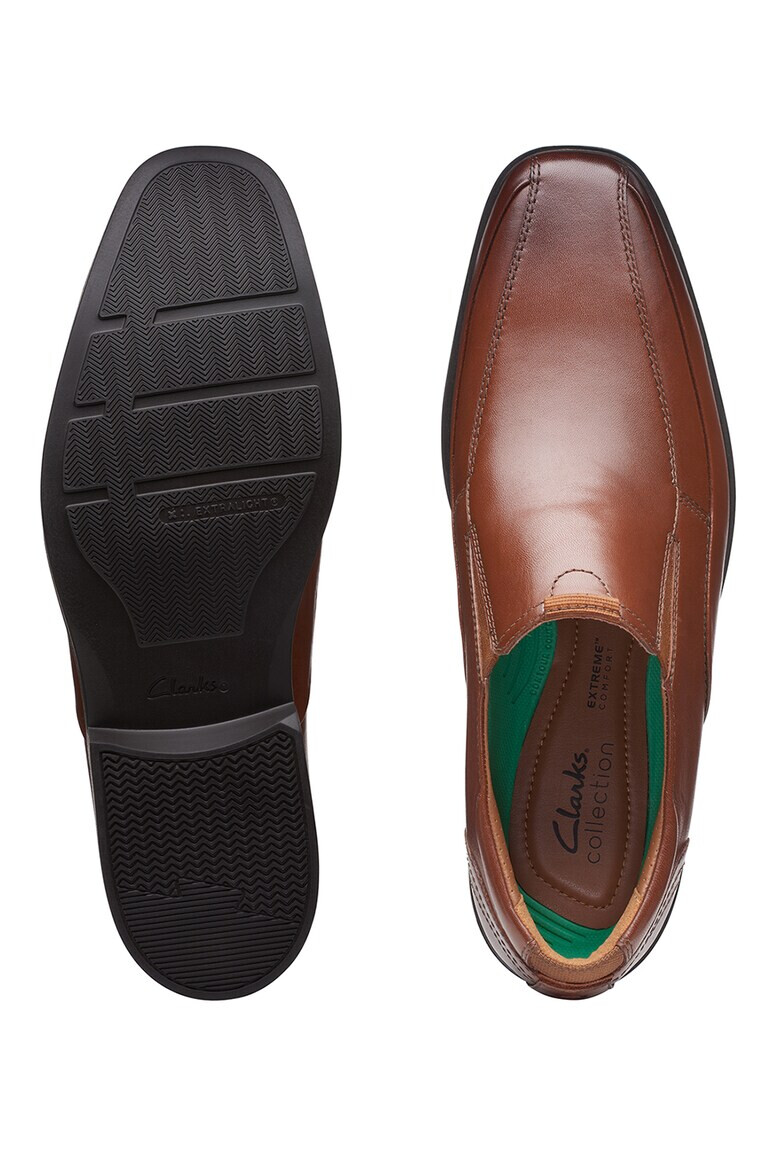 Clarks Кожени мокасини Ave с овален връх - Pepit.bg