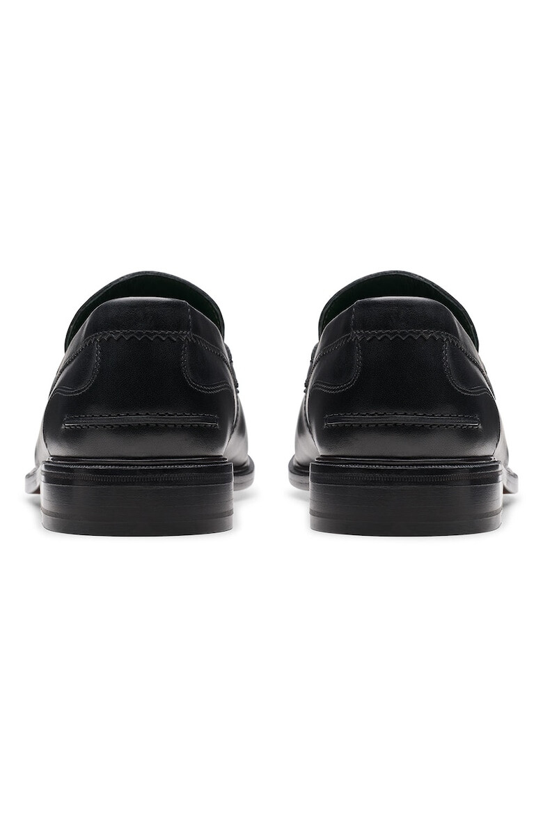 Clarks Кожени мокасини Craft James - Черен - Pepit.bg