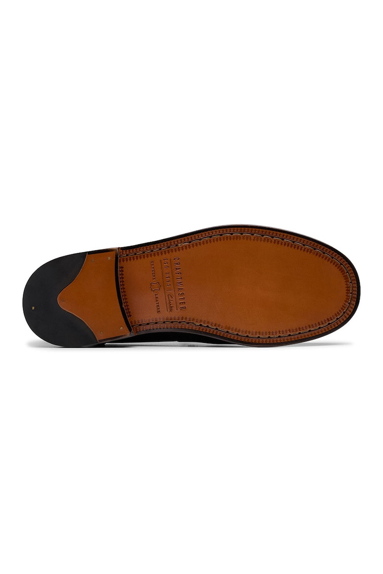 Clarks Кожени мокасини Craft James - Черен - Pepit.bg