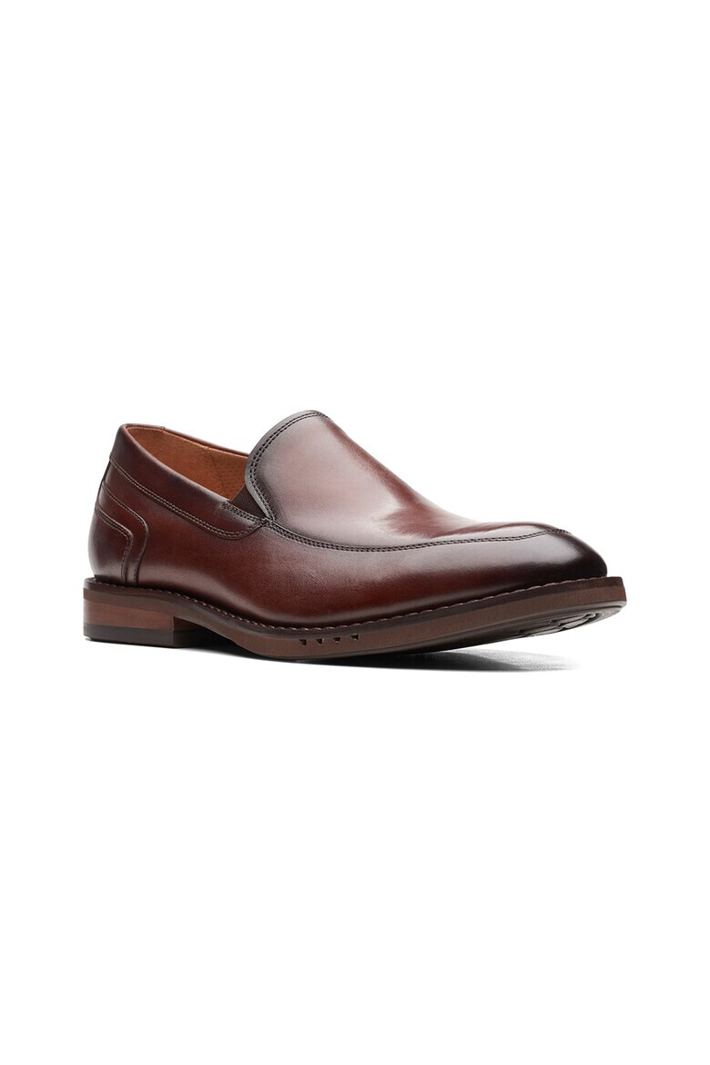 Clarks Кожени мокасини Hugh - Pepit.bg