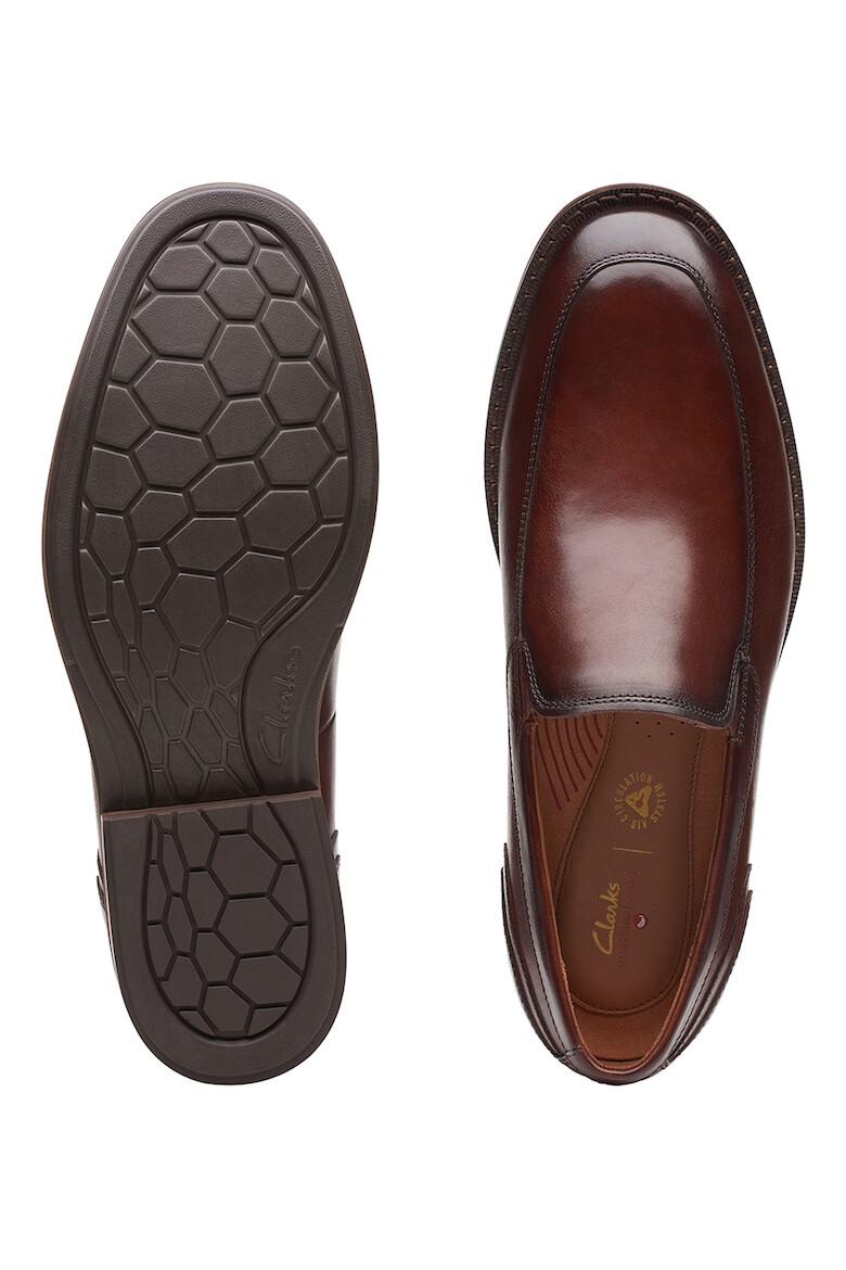 Clarks Кожени мокасини Hugh - Pepit.bg