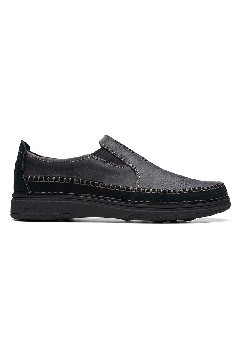 Clarks Кожени мокасини Nature с релеф - Pepit.bg