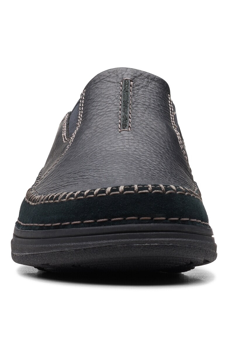 Clarks Кожени мокасини Nature с релеф - Pepit.bg