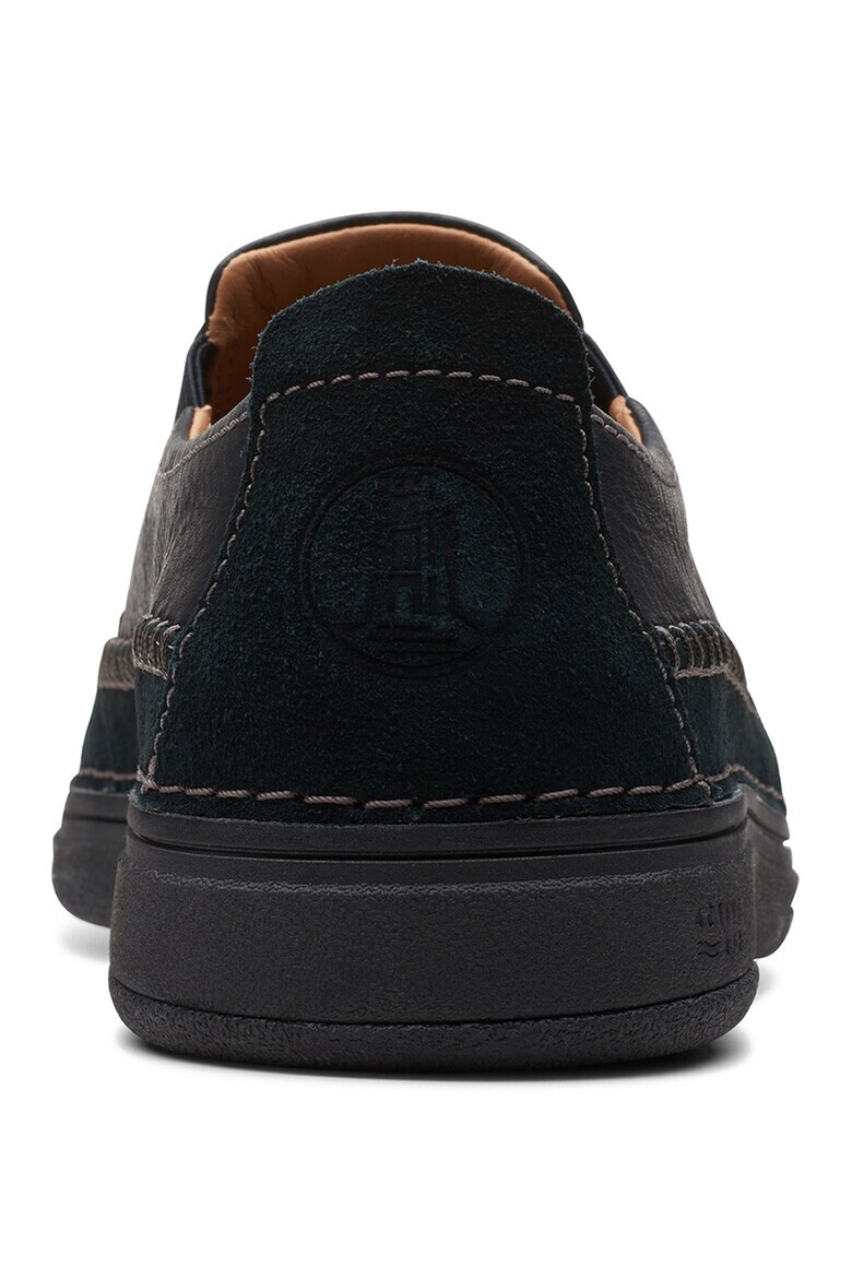 Clarks Кожени мокасини Nature с релеф - Pepit.bg