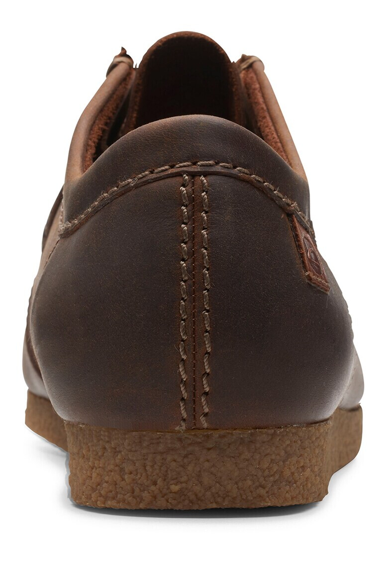 Clarks Велурени мокасини Shacre - Тъмнокафяв - Pepit.bg
