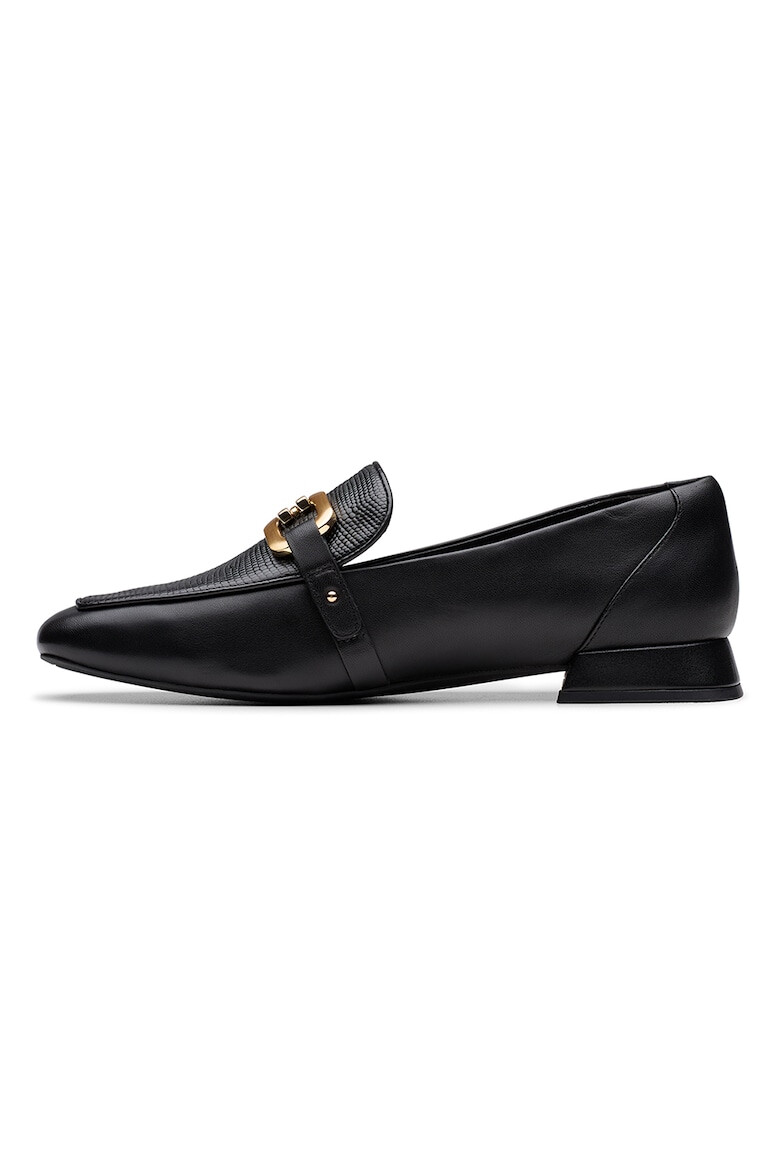 Clarks Кожени мокасини Ubree - Черен - Pepit.bg