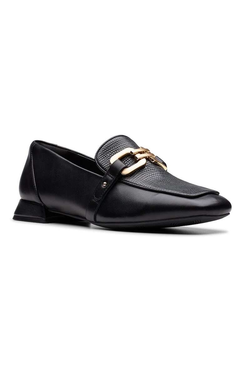 Clarks Кожени мокасини Ubree - Черен - Pepit.bg