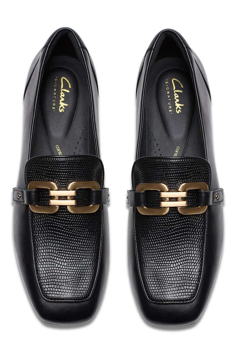 Clarks Кожени мокасини Ubree - Черен - Pepit.bg