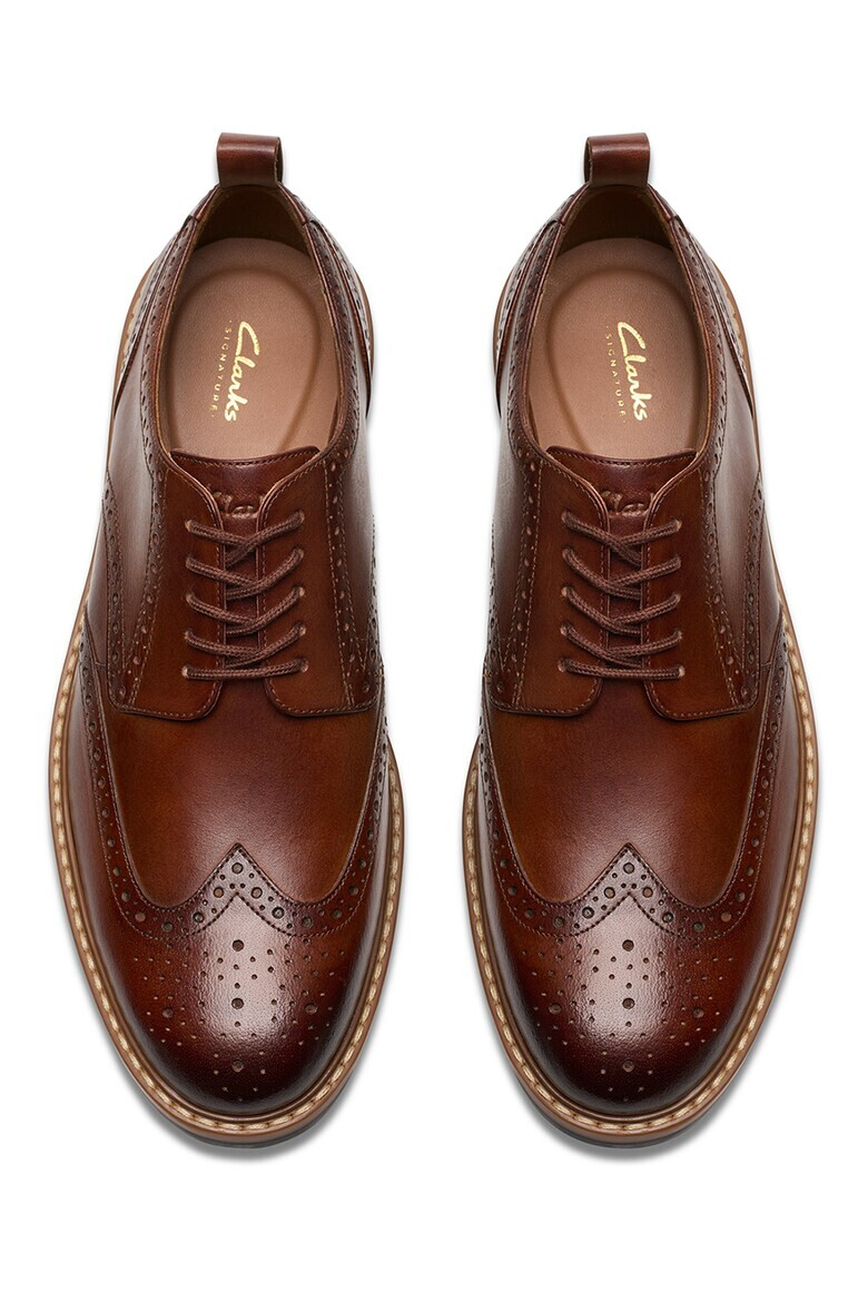 Clarks Кожени обувки Aldwin Limit тип Brogue - Pepit.bg