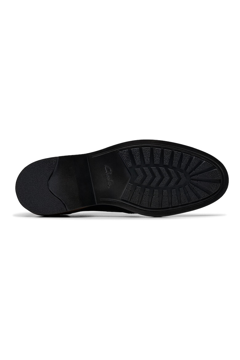Clarks Кожени обувки Aldwin Limit тип Brogue - Тъмносин - Pepit.bg