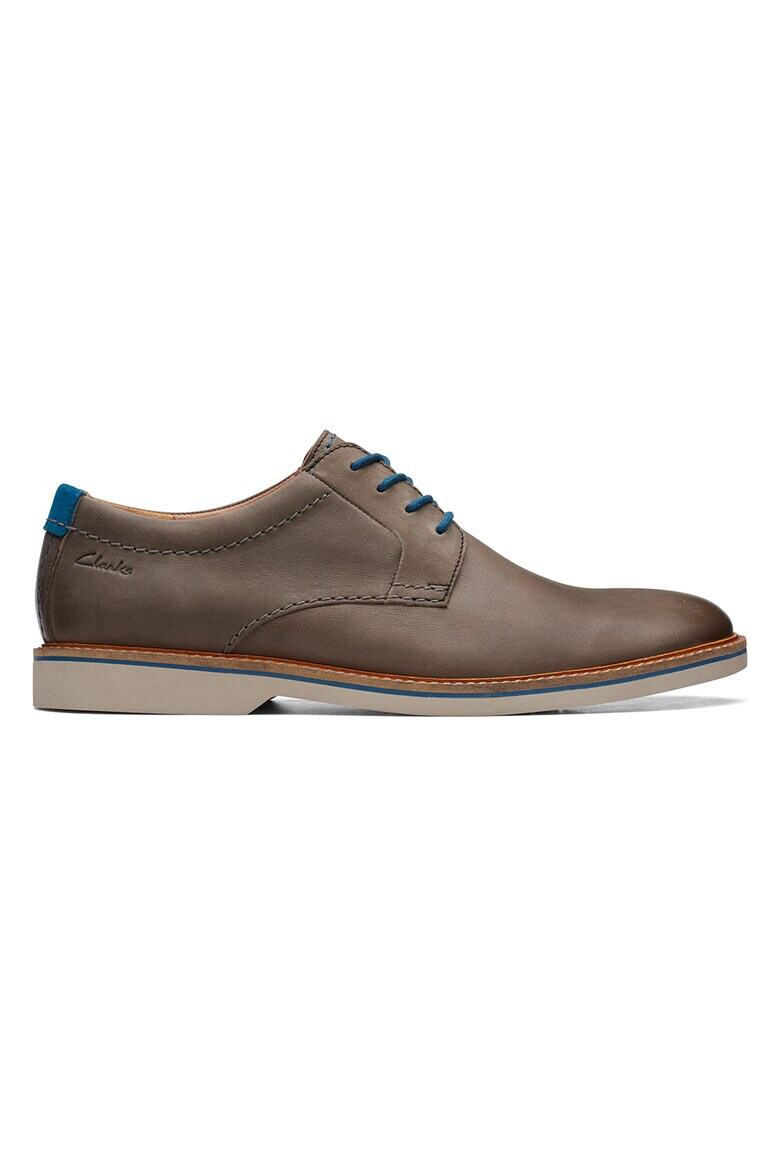 Clarks Кожени обувки Atticus тип Derby с овален връх - Pepit.bg