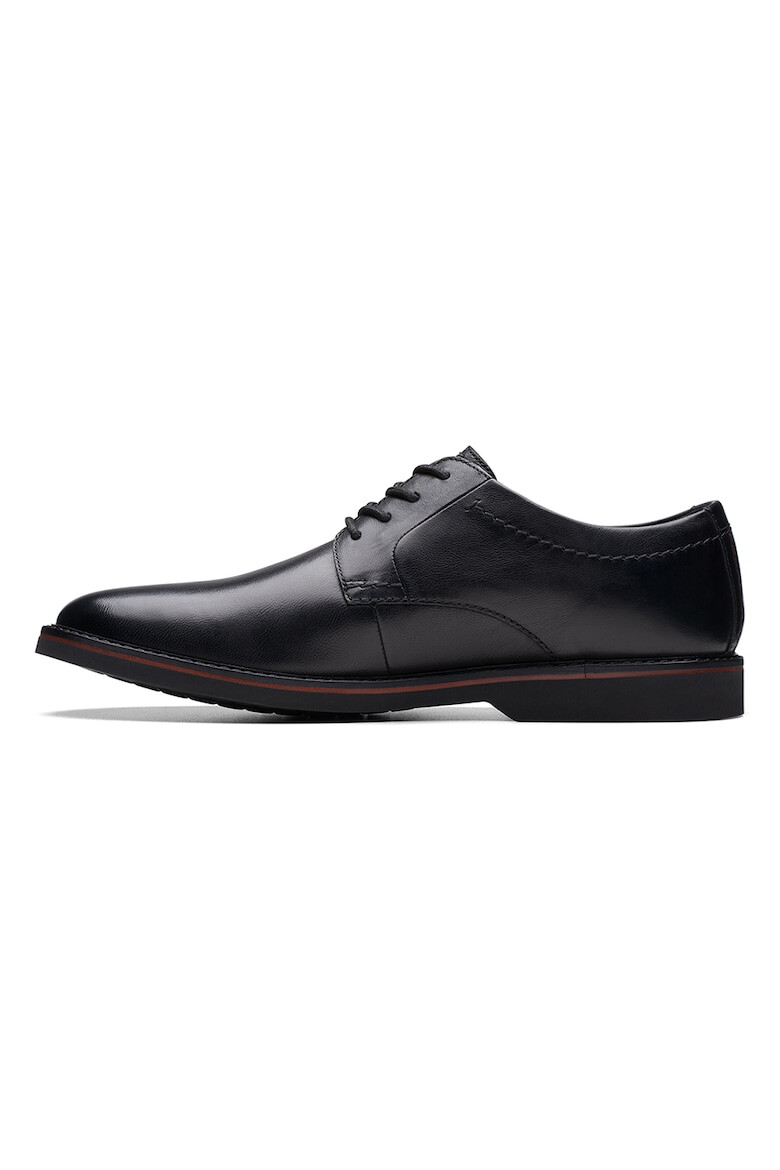 Clarks Кожени обувки Atticus тип Derby с овален връх - Pepit.bg