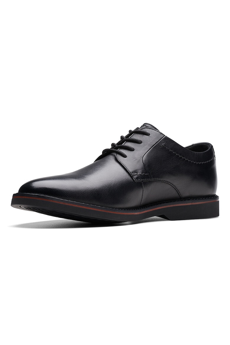 Clarks Кожени обувки Atticus тип Derby с овален връх - Pepit.bg