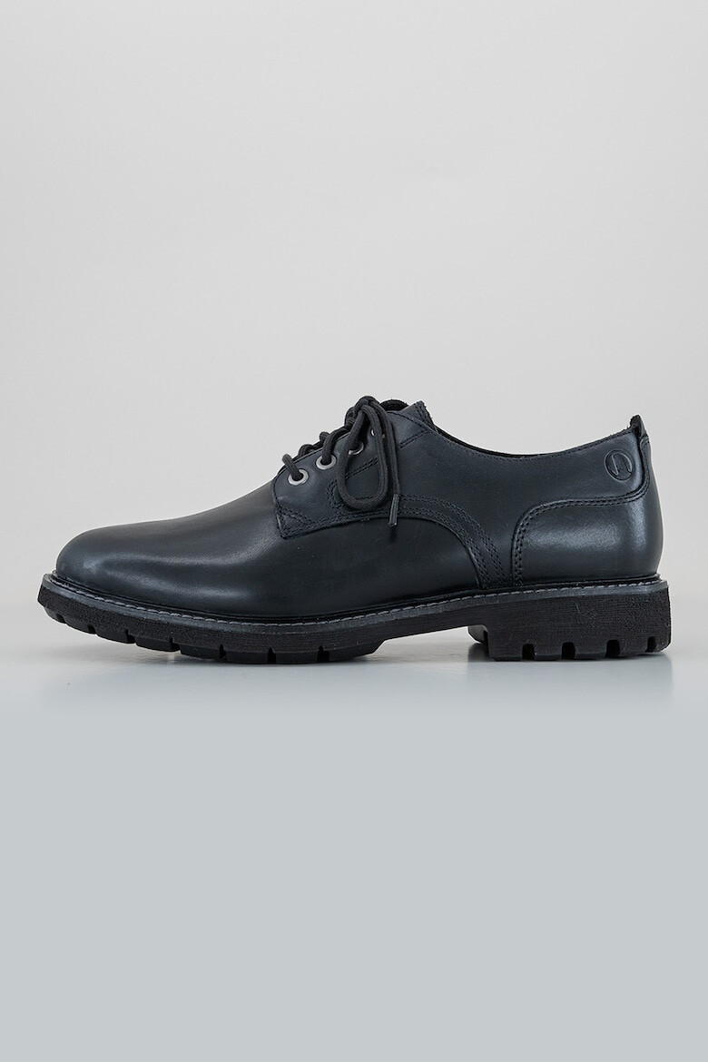 Clarks Кожени обувки Batcombe Derby - Черен - Pepit.bg