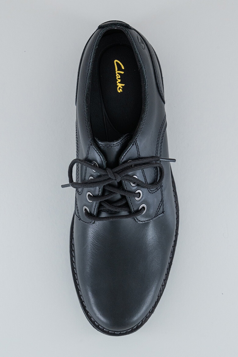 Clarks Кожени обувки Batcombe Derby - Черен - Pepit.bg