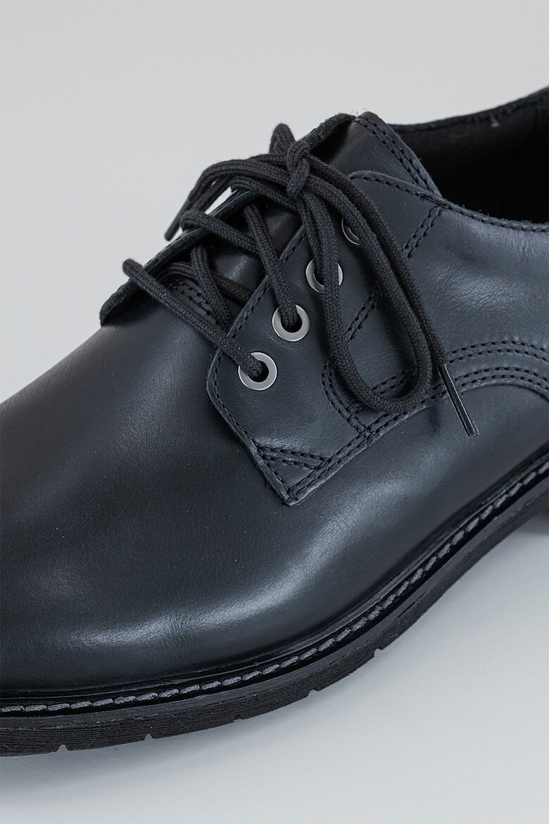 Clarks Кожени обувки Batcombe Derby - Черен - Pepit.bg