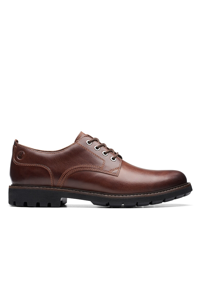 Clarks Кожени обувки Batcombe Derby - Коняк кафяв - Pepit.bg
